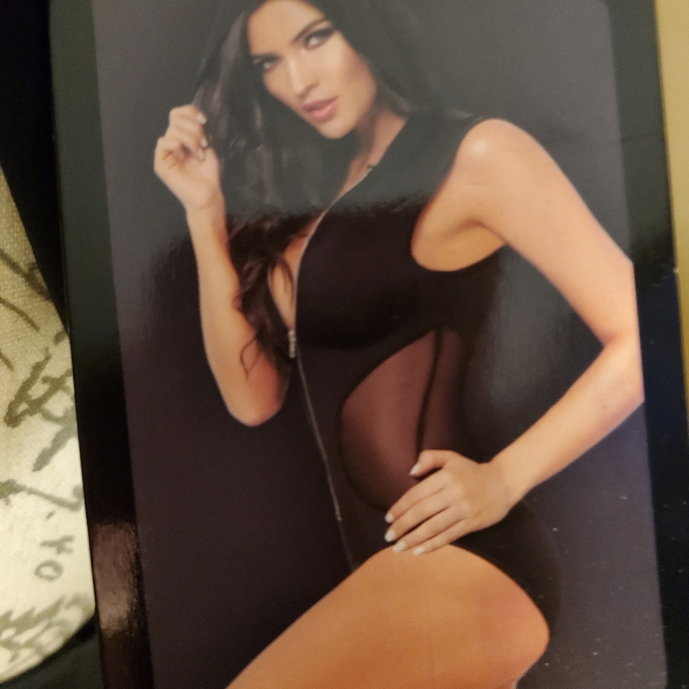 Hoodie sexy activd body, amazing 😍 body suit black with sheer fabric and hoodie